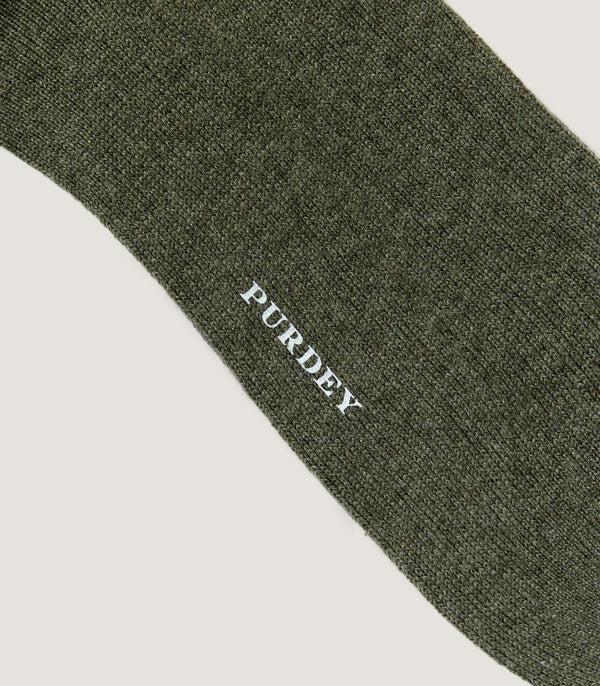 Purdey Cashmere Blend Socks In Loden
