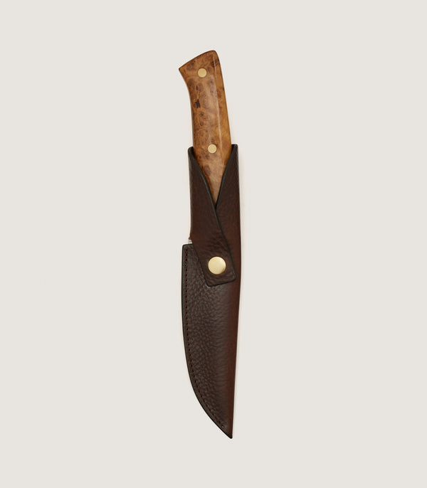 Purdey Coldharbour Hunter Knife - 4inch In Burr Oak