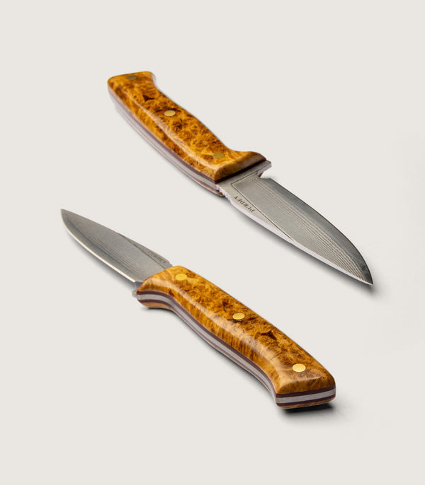Purdey Coldharbour Hunter Knife - 4inch In Burr Oak