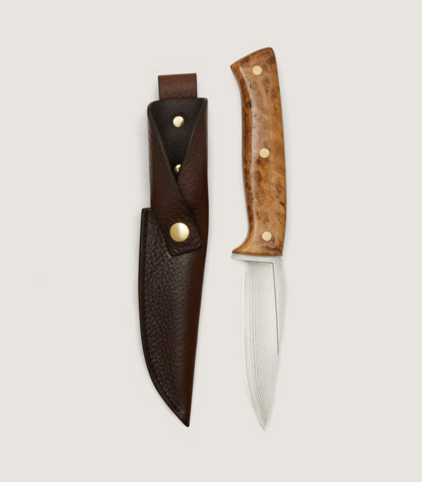 purdey Coldharbour Hunter Knife - 4inch In Burr Oak