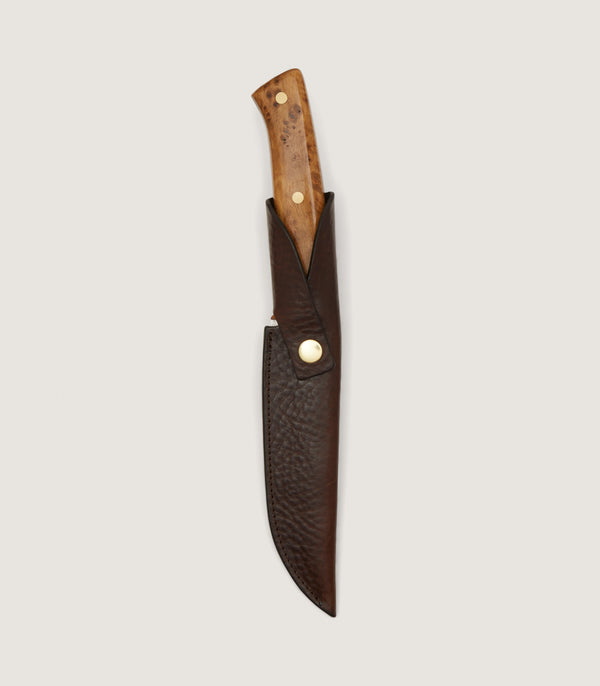 Purdey Coldharbour Hunter Knife - 5 Inch In Burr Oak