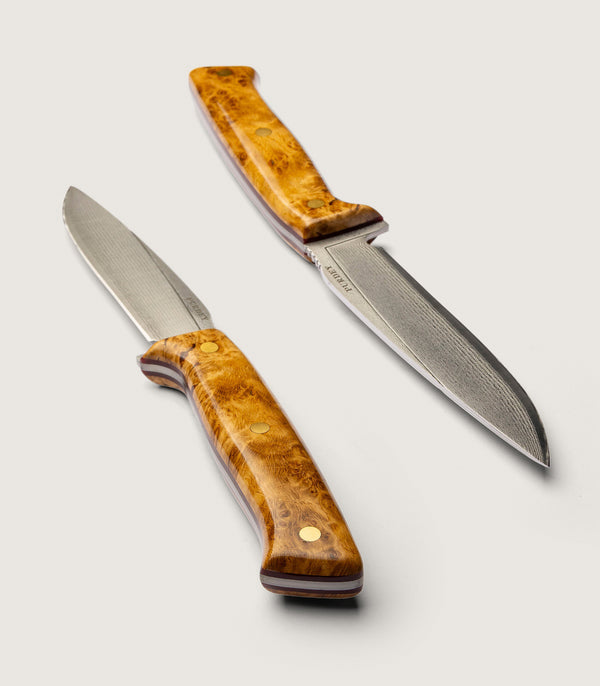 Purdey Coldharbour Hunter Knife - 5 Inch In Burr Oak
