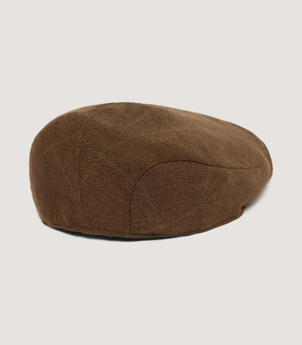 Purdey Constable Burton Tweed Cap In Zetland