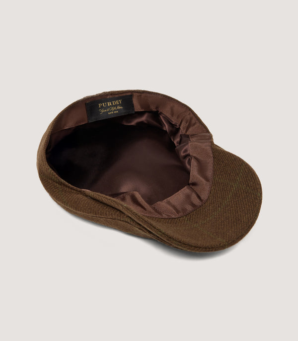 Purdey Constable Burton Tweed Cap In Zetland
