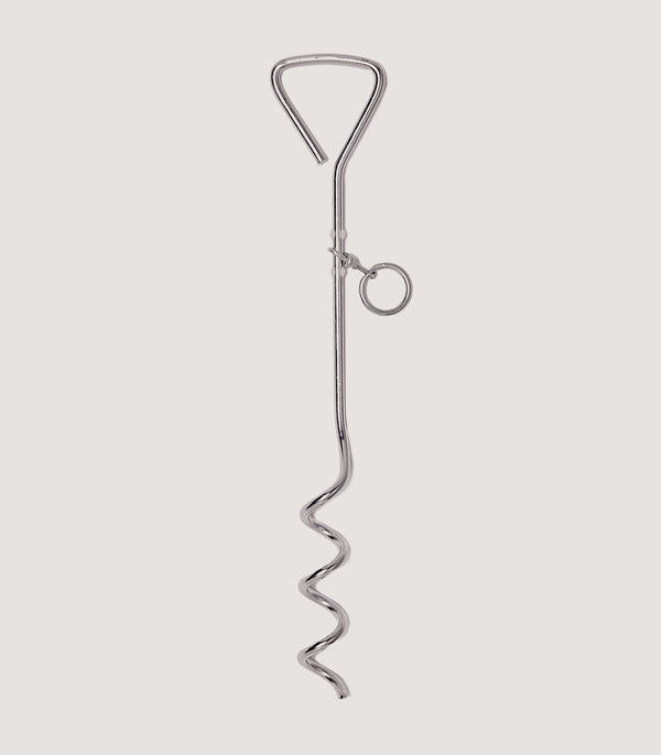 purdey Corkscrew Dog Stake In Steel