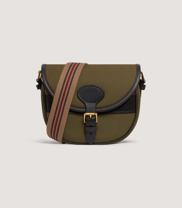 Purdey Cotton Canvas Cartridge Bag In Khaki