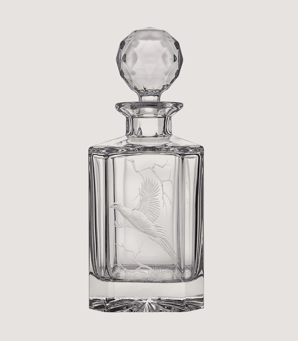 purdey Crystal Decanter - Pheasant