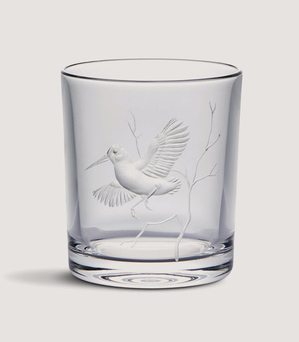 purdey Crystal Tumbler - American Woodcock