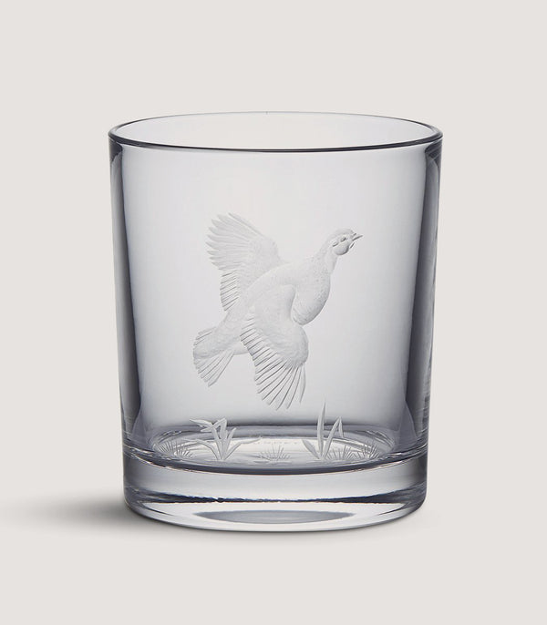 purdey Crystal Tumbler - Partridge