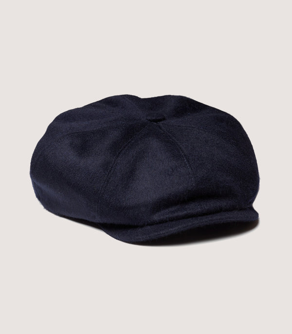 purdey Dalby Bakerboy Cap In Navy