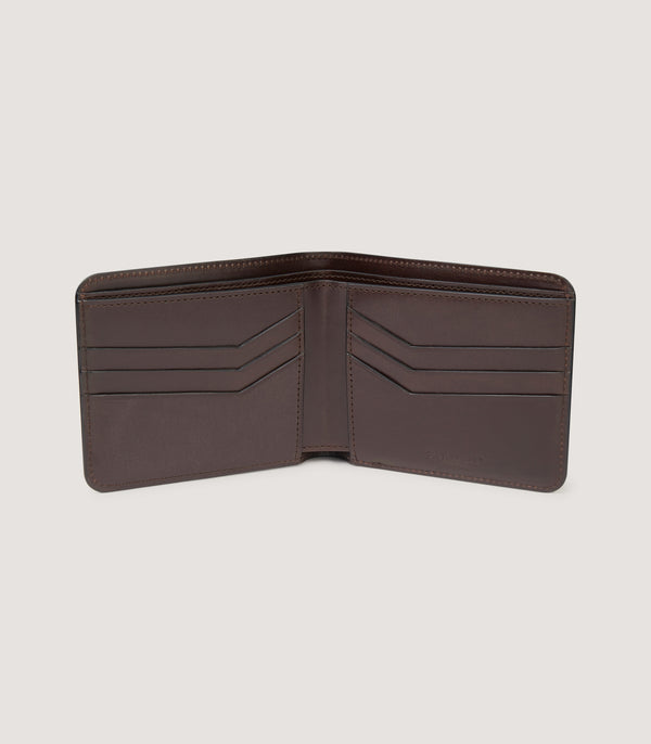 Purdey Featherburst Billfold Wallet In Dark Brown