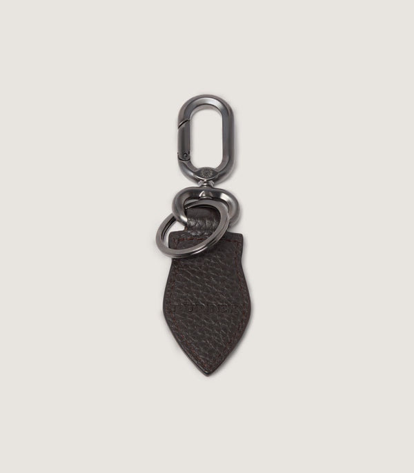 Purdey Featherburst Keyring In Dark Brown