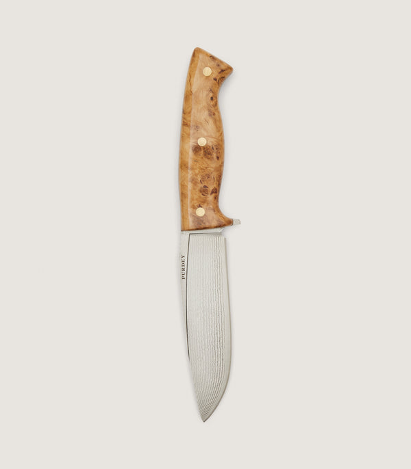 Purdey Flagstaff Hunter Knife - 5 Inch In Burr Oak