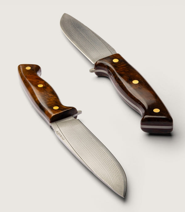 Purdey Flagstaff Hunter Knife - 5 Inch In Walnut