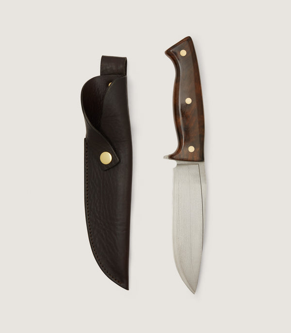 purdey Flagstaff Hunter Knife - 5 inch In Walnut