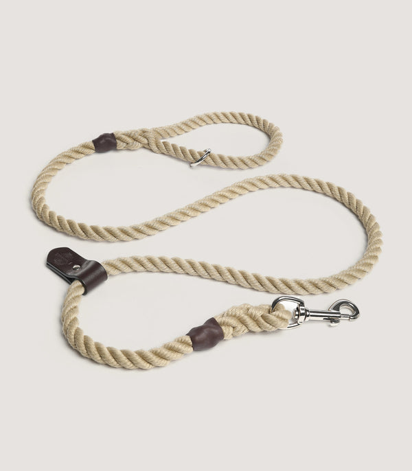 purdey Heavyweight Rope Lead In Natural