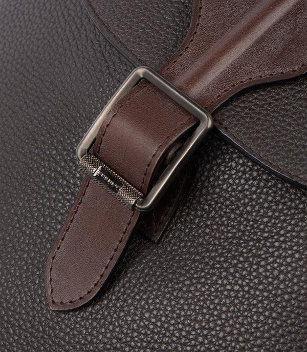 Purdey Leather Backpack Ghillie In Dark Brown