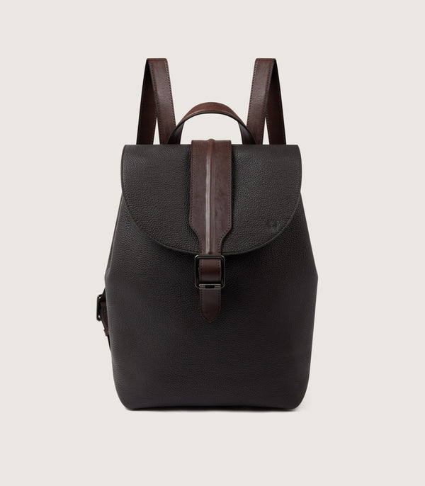 purdey Leather Backpack Ghillie In Dark Brown