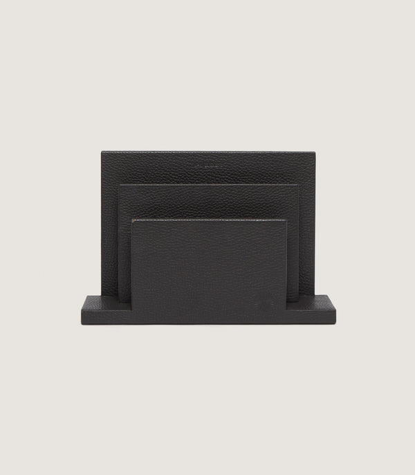 purdey Letter Tray in Dark Brown