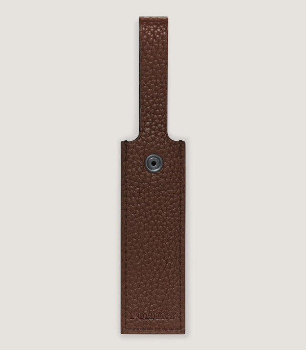 Purdey Luggage Tag In Cognac