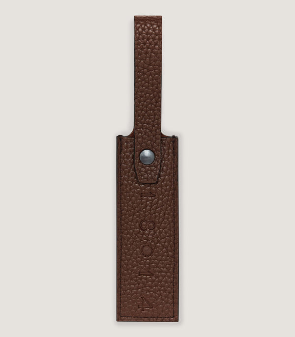 purdey Luggage Tag in Cognac