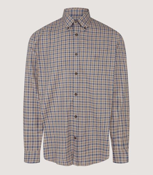 purdey Men's Cotton Single Pocket Shirt in Dove