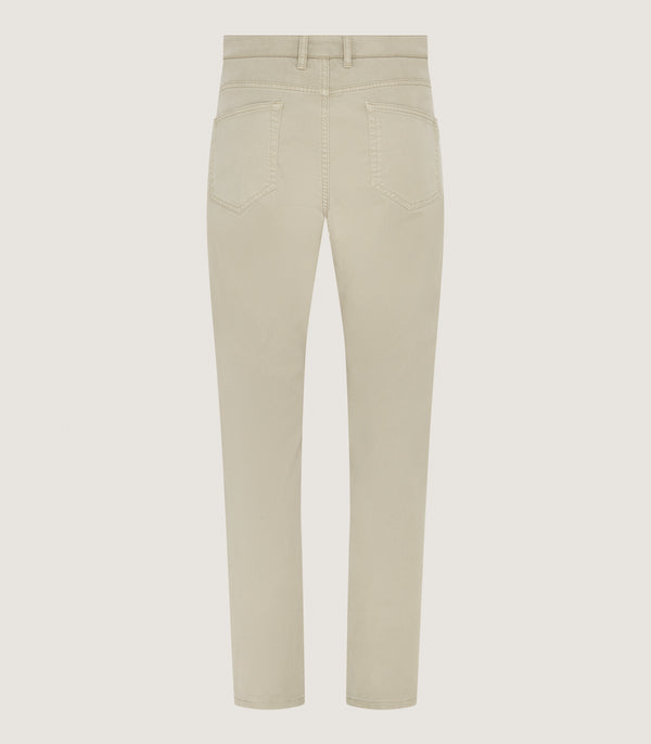 Purdey Men's Five Pocket Trouser In Stone