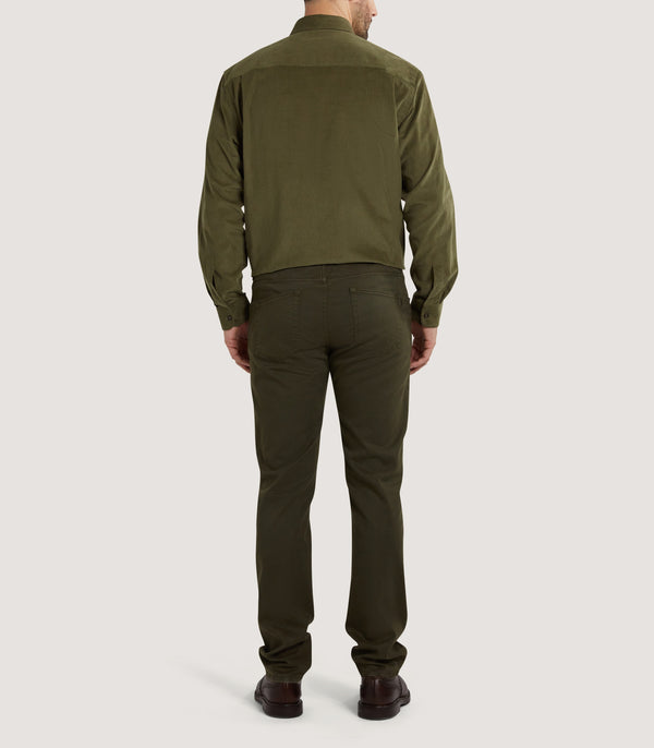 Purdey Men's Five Pocket Trousers In Forest Green