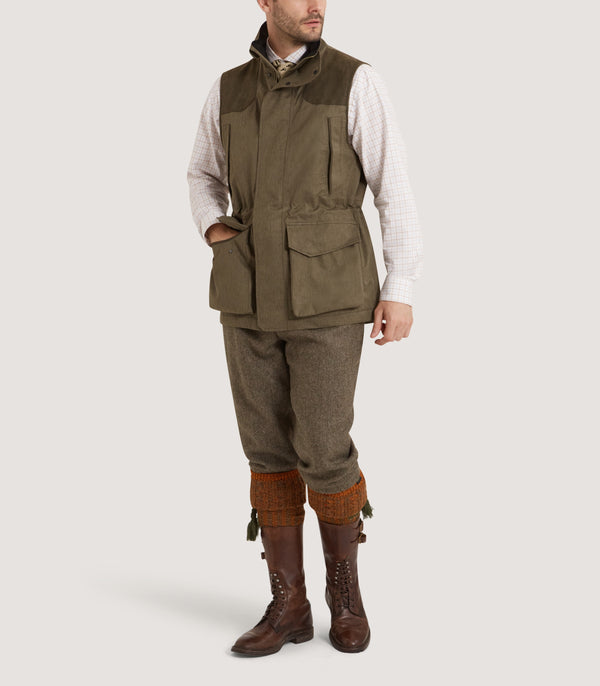 Purdey Men's Jameson Shooting Gilet In Drab