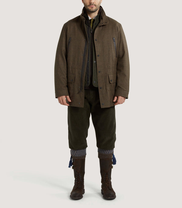 Purdey Men's Lancaster Range Coat In Chestnut