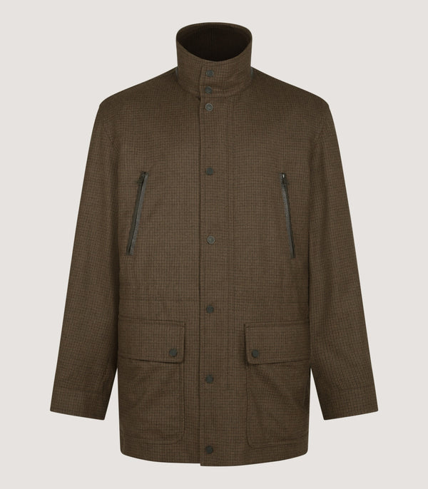 purdey Men's Lancaster Range Coat in Chestnut