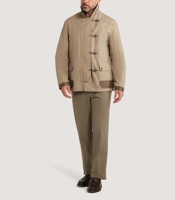 Purdey Men's Latch Coat In Khaki