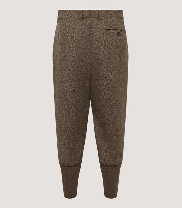 Purdey Men's Lightweight Tweed Breeks In Acorn