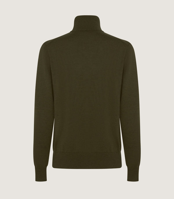 Purdey Men's Linton Long Sleeve Sweater In Loden