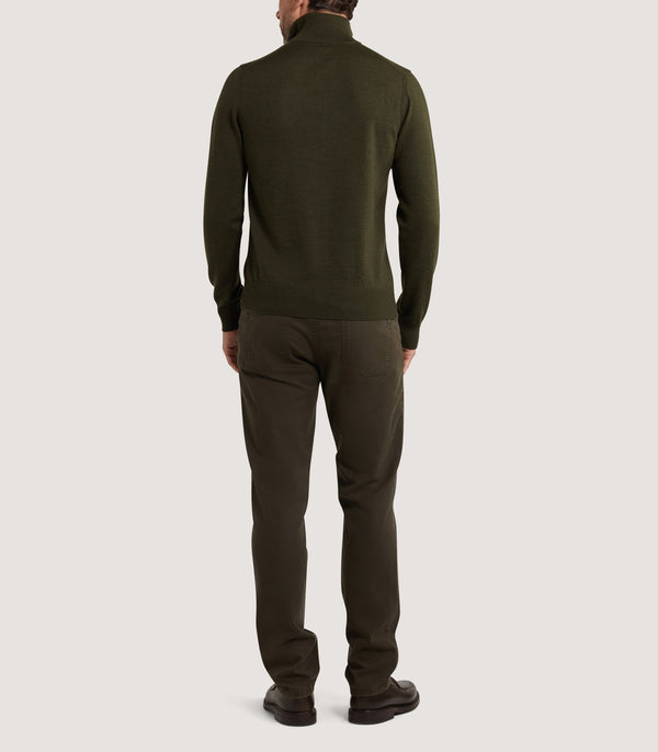 Purdey Men's Linton Long Sleeve Sweater In Loden