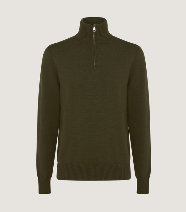 purdey Men's Linton Long Sleeve Sweater in Loden