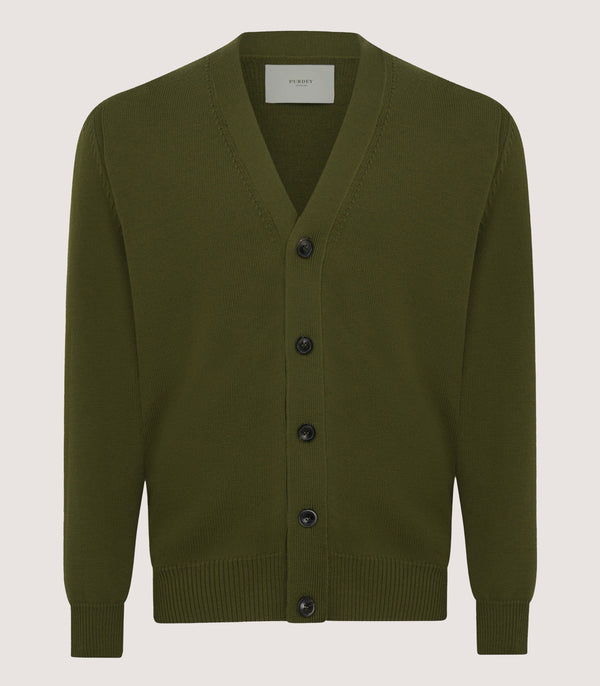 purdey Men's Loden Audley Cardigan