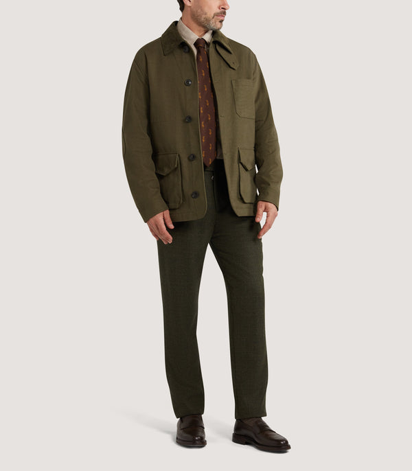 Purdey Men's Lowick Jacket In Dark Olive