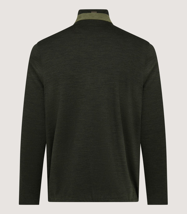 Purdey Men's Merino Tech Jersey Jacket In Loden