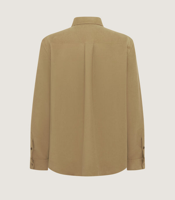 Purdey Men's Moleskin Double Pocket Shirt In Sage