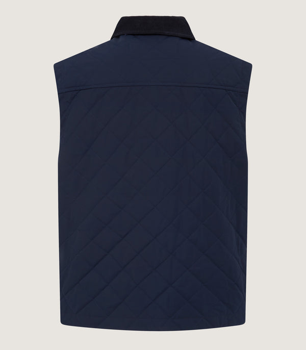 Purdey Men's Padded Purdey Gilet In Navy