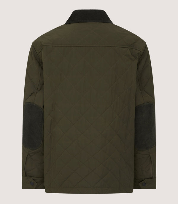 Purdey Men's Padded Purdey Jacket In Dark Olive