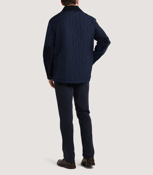 Purdey Men's Padded Purdey Jacket In Navy
