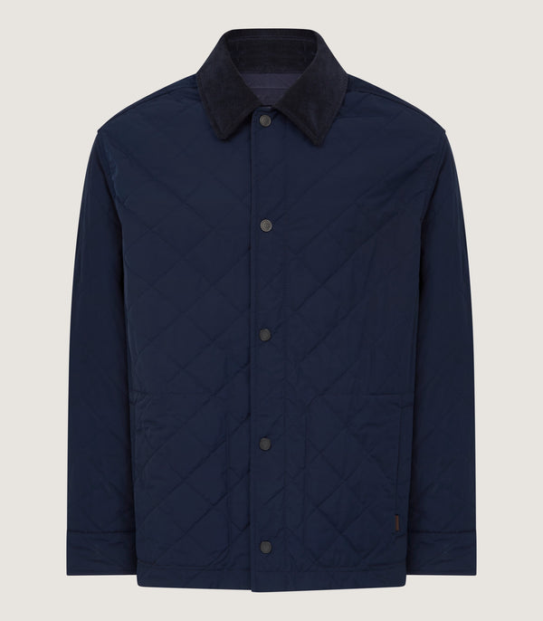purdey Men's Padded Purdey Jacket In Navy