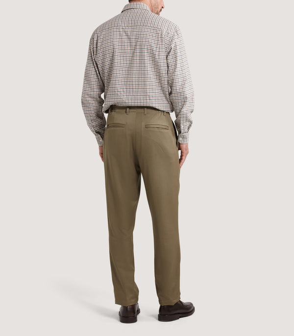 Purdey Men's Performance Twill Chino In Flax