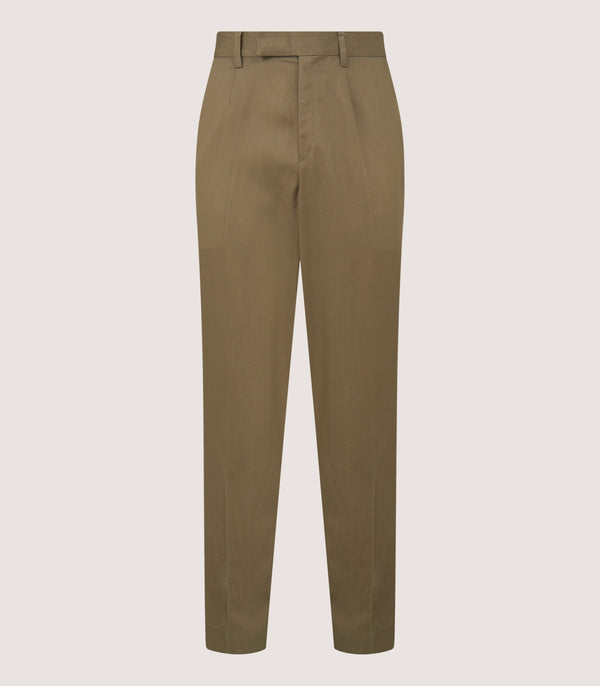 purdey Men's Performance Twill Chino in Flax