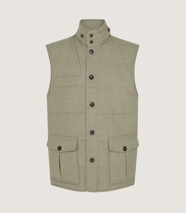 purdey Men's Rothbury Gilet in Dark Peppercorn