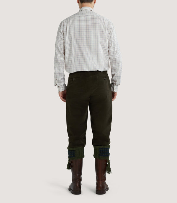 Purdey Men's Shooting Tattersall Shirt In Camel