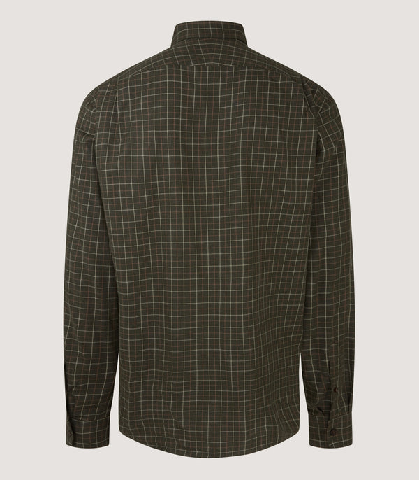 Purdey Men's Shooting Tattersall Shirt In Loden