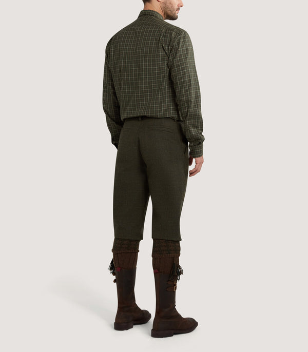 Purdey Men's Shooting Tattersall Shirt In Loden